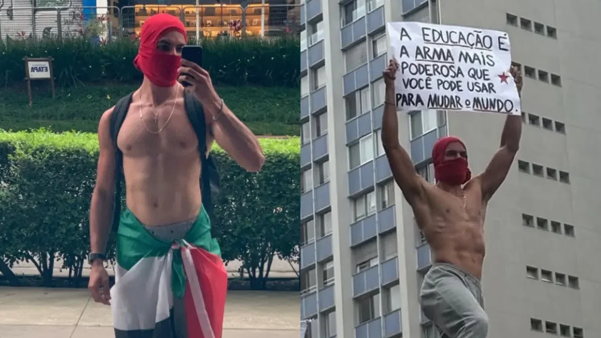 ‘Gostoso da Paulista’: saiba quem é o homem que chamou atenção sem camisa em ato pró-Lula