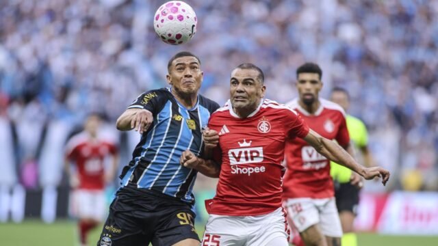 Grêmio e Internacional empatam e seguem no Z4