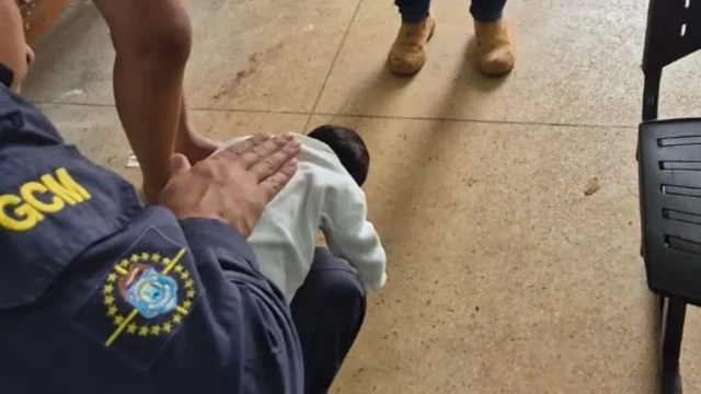 Guarda Civil salva recém-nascida de 3 dias que engasgou por refluxo: “questão de segundos”