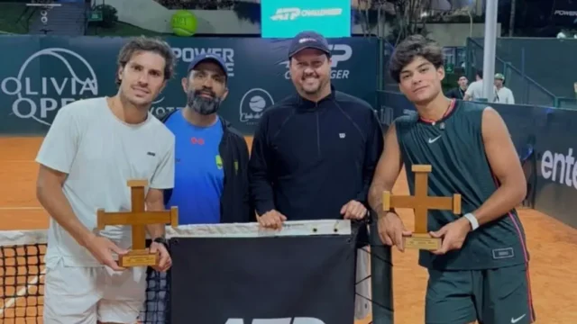 Guto Miguel e Eduardo Ribeiro sofrem virada e ficam com o vice do Challenger 75 na Bolívia