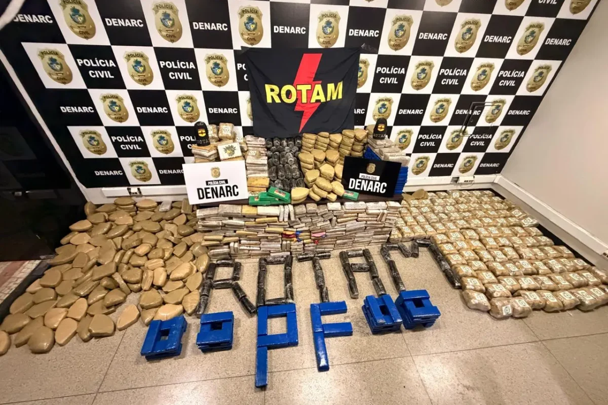 Homem é preso com quase 800 kg de drogas avaliadas em R$ 24,8 milhões em Goiânia