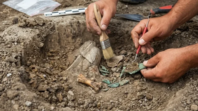 Homem faz descoberta de 3 mil anos de idade no quintal de casa; veja o que era