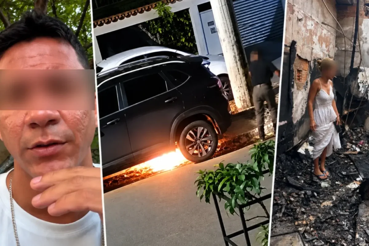 Homem que incendiou loja e carro da ex em Senador Canedo tem 13 registros policiais envolvendo a mesma vítima