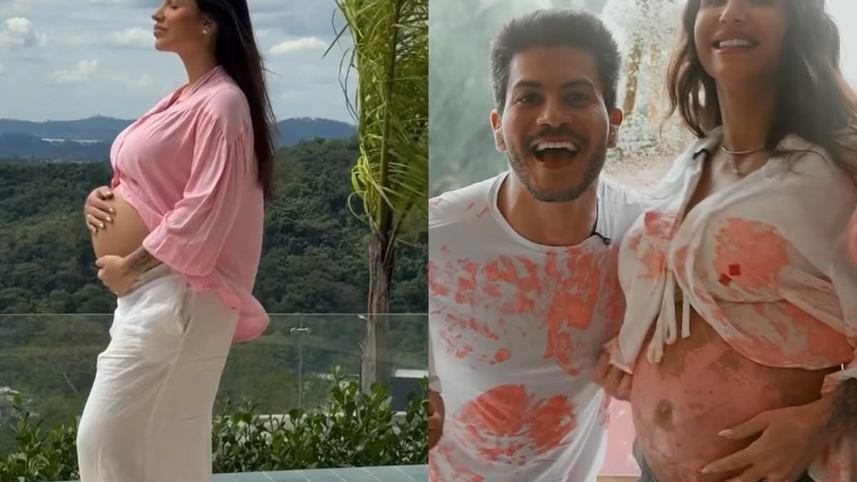 Jheny Santucci anuncia nome da filha com Arthur Aguiar: Valentina