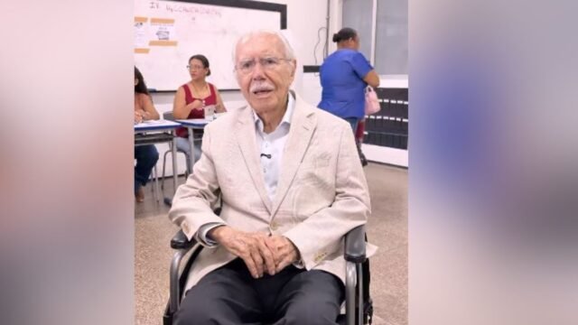 José Sarney vota em São Luís aos 96 anos após internações médicas