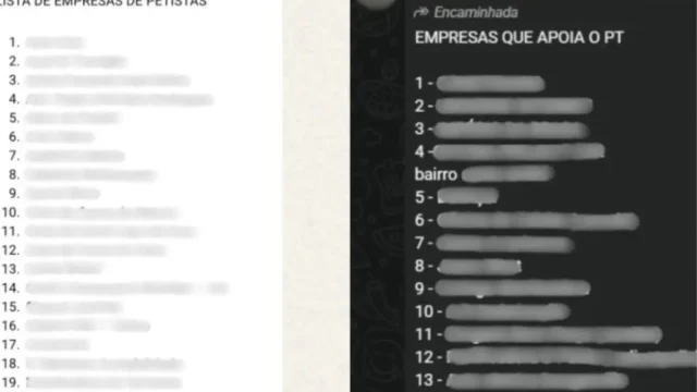 Listas de empresas ‘que apoiam o PT’ circulam na internet em Goiás com incentivo a boicote