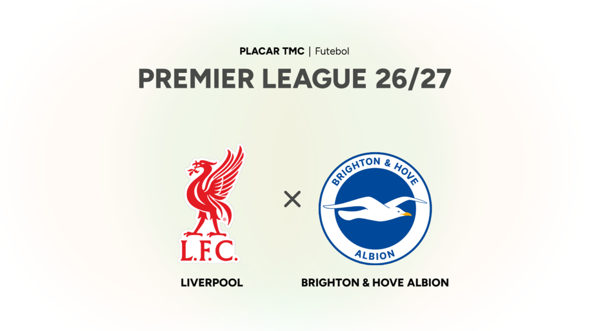 Liverpool x Brighton & Hove Albion: onde assistir ao vivo e horário