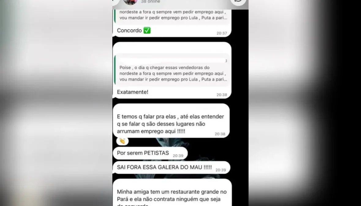 Lojistas da 44 falam em barrar contratação de nordestinos e pessoas de esquerda: ‘manda pedir emprego pro Lula’