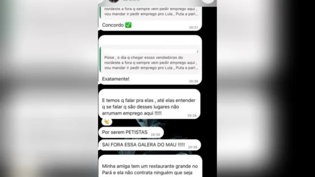 Lojistas da 44 falam em barrar contratação de nordestinos e pessoas de esquerda: ‘manda pedir emprego pro Lula’