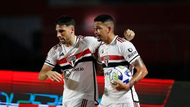 Luciano e Calleri: São Paulo projeta retorno de dupla titular para enfrentar o Vasco no Morumbis