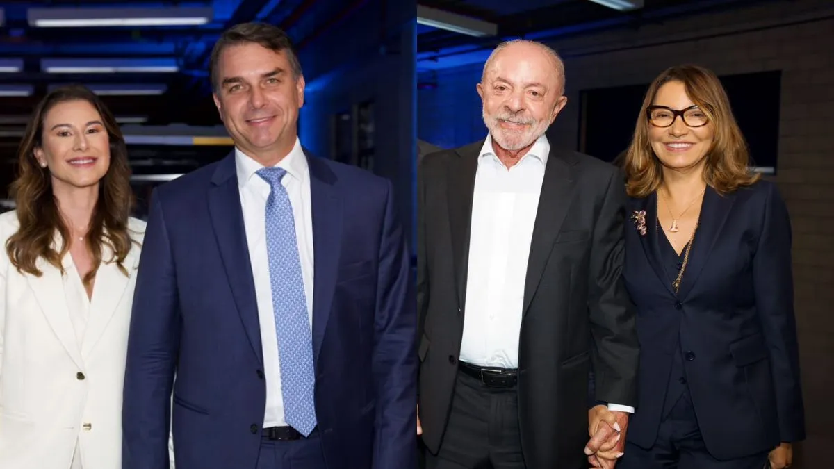 Lula e Flávio Bolsonaro chegam aos Estúdios Globo para último debate