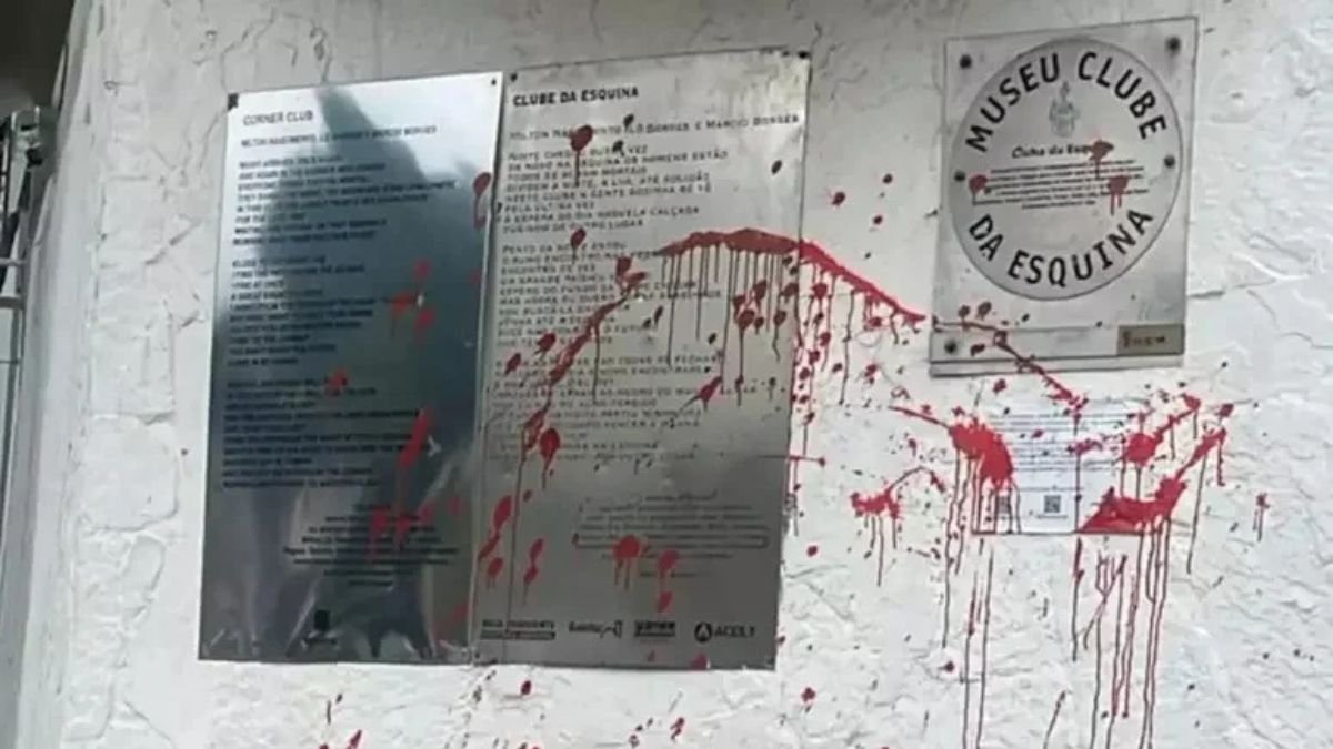 Memorial do ‘Clube da Esquina’ é vandalizado em BH a três dias do aniversário de Milton Nascimento