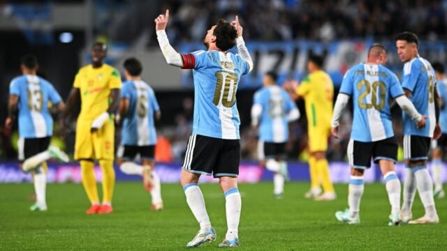 Messi marca em despedida e Argentina vence Benim por 3 a 0