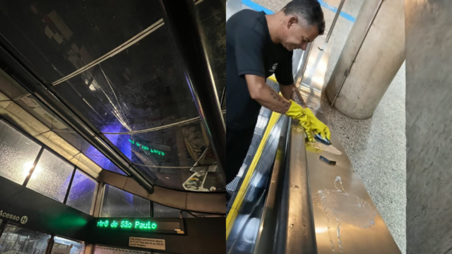 Metrô inicia limpeza de estações após ato na Paulista e registra BO sobre depredações