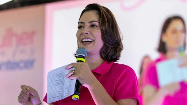 Michelle diz que eleição deste ano é sobre Bolsonaro e ‘os injustiçados do 8 de Janeiro’