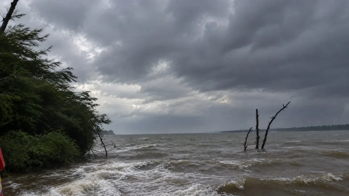 Pescadores são surpreendidos por temporal com raios e ventania no Araguaia: “medo demais”