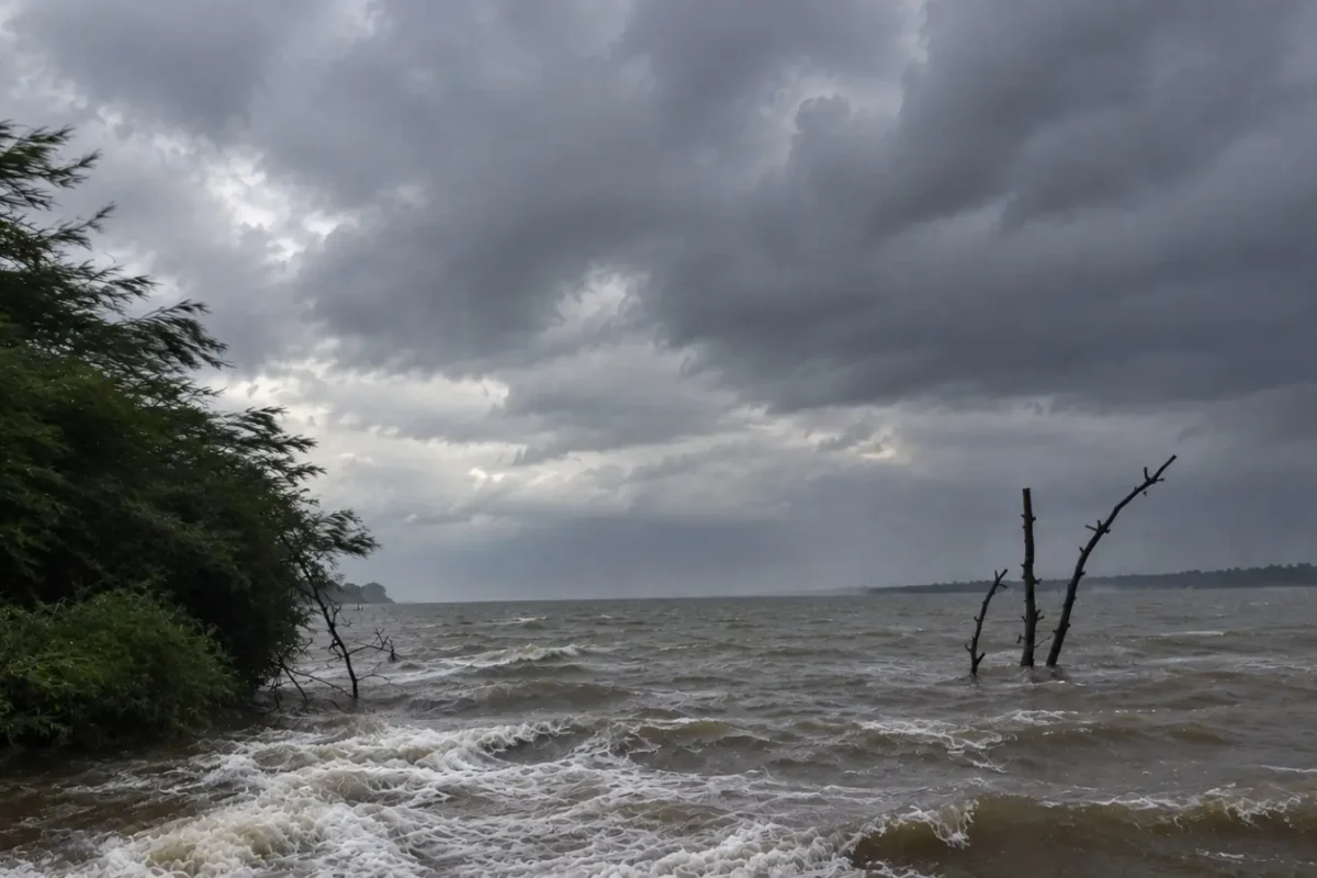 Pescadores são surpreendidos por temporal com raios e ventania no Araguaia: “medo demais”