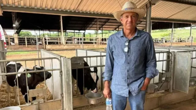 Produtor vende Fiat Uno para comprar vacas e hoje tira 8,6 mil litros de leite por dia