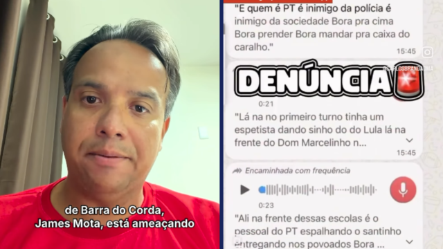 PT protocola notícia-crime contra Secretário de Segurança do MA após áudios pedindo prisão de eleitores