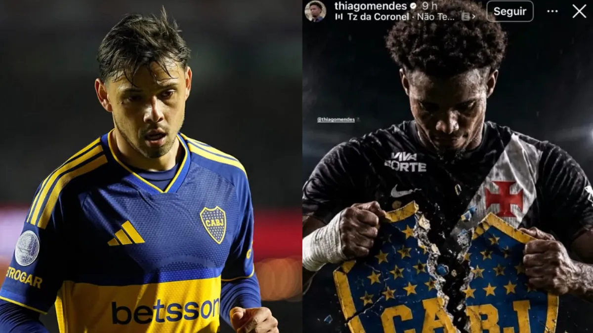 Romero provoca Thiago Mendes após classificação do Boca sobre o Vasco