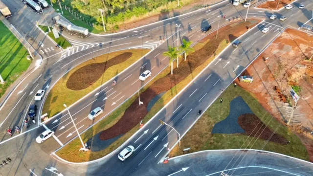 Rotatória do Hugol é retirada e trânsito muda na GO-070, em Goiânia; veja alterações