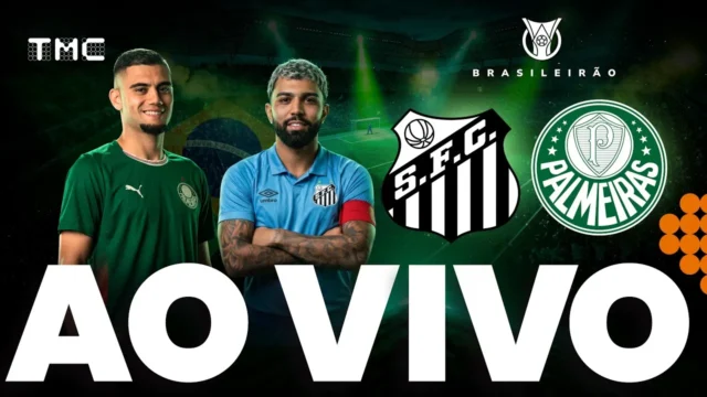 Santos x Palmeiras pelo Brasileirão 2026: acompanhe a transmissão ao vivo