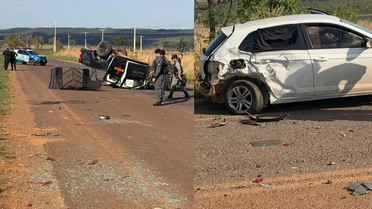 Sargento da PM morre em acidente com viatura da Rotam