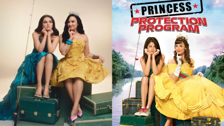 Selena Gomez e Demi Lovato recriam foto nostálgica para campanha da Rare Beauty