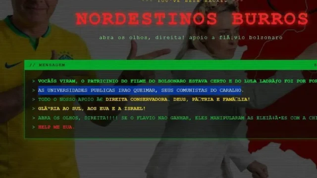Site da Ancine é invadido e exibe xingamentos a Lula e foto de Flávio Bolsonaro