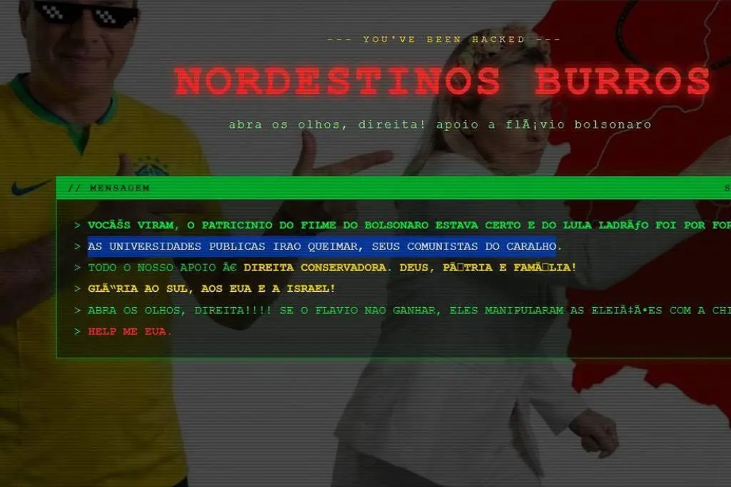 Site da Ancine é invadido e exibe xingamentos a Lula e foto de Flávio Bolsonaro