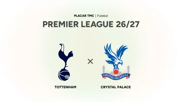 Tottenham x Crystal Palace: onde assistir ao vivo e horário