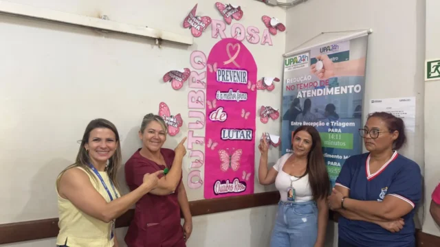 UPA de Luziânia promove palestra sobre prevenção ao câncer durante Outubro Rosa