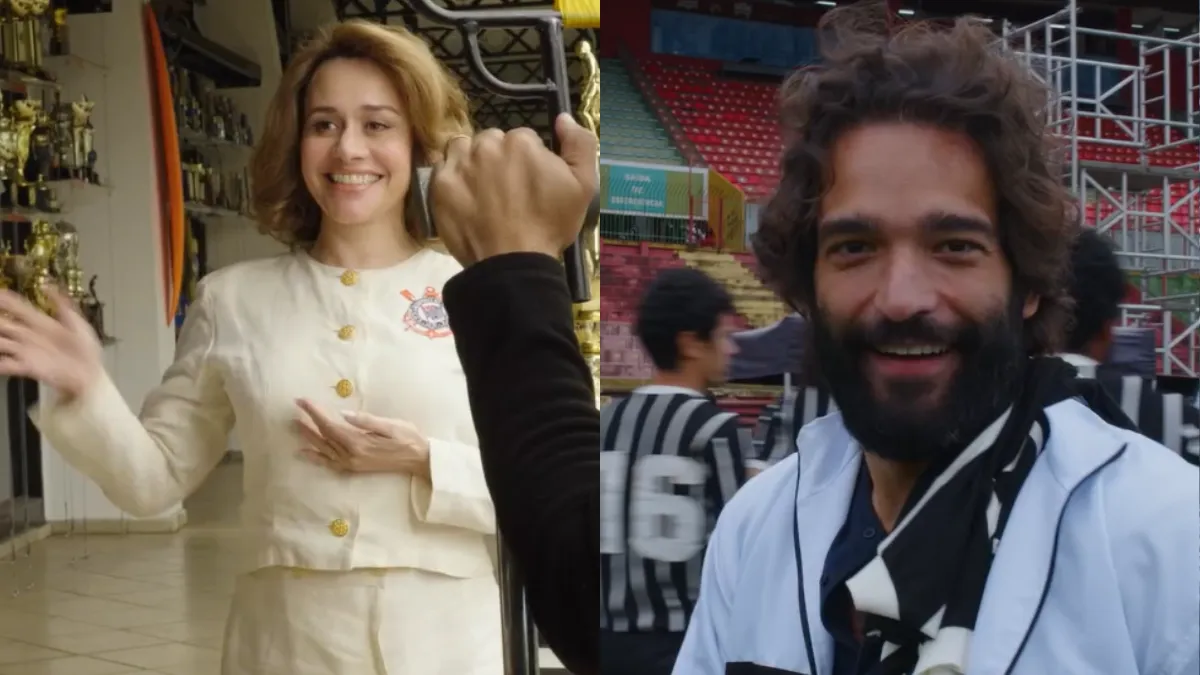 “Vai, Corinthians”: HBO divulga imagens dos bastidores de série com Alessandra Negrini e Humberto Carrão