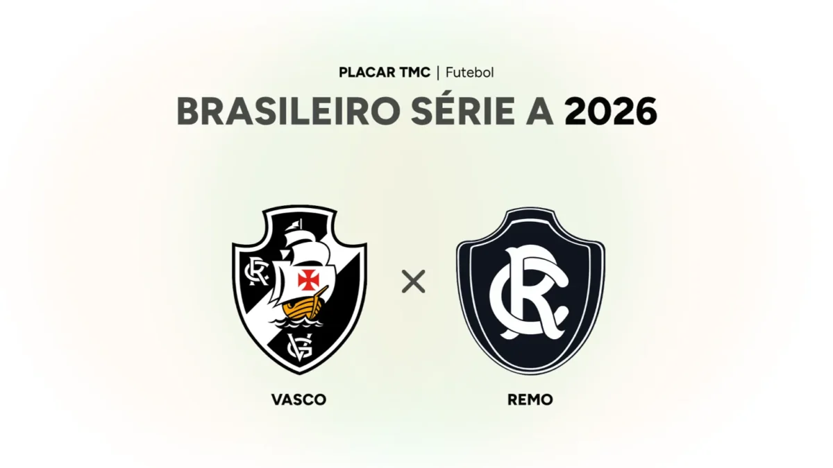 Vasco x Remo: onde assistir ao vivo e horário | Campeonato Brasileiro Série A 2026