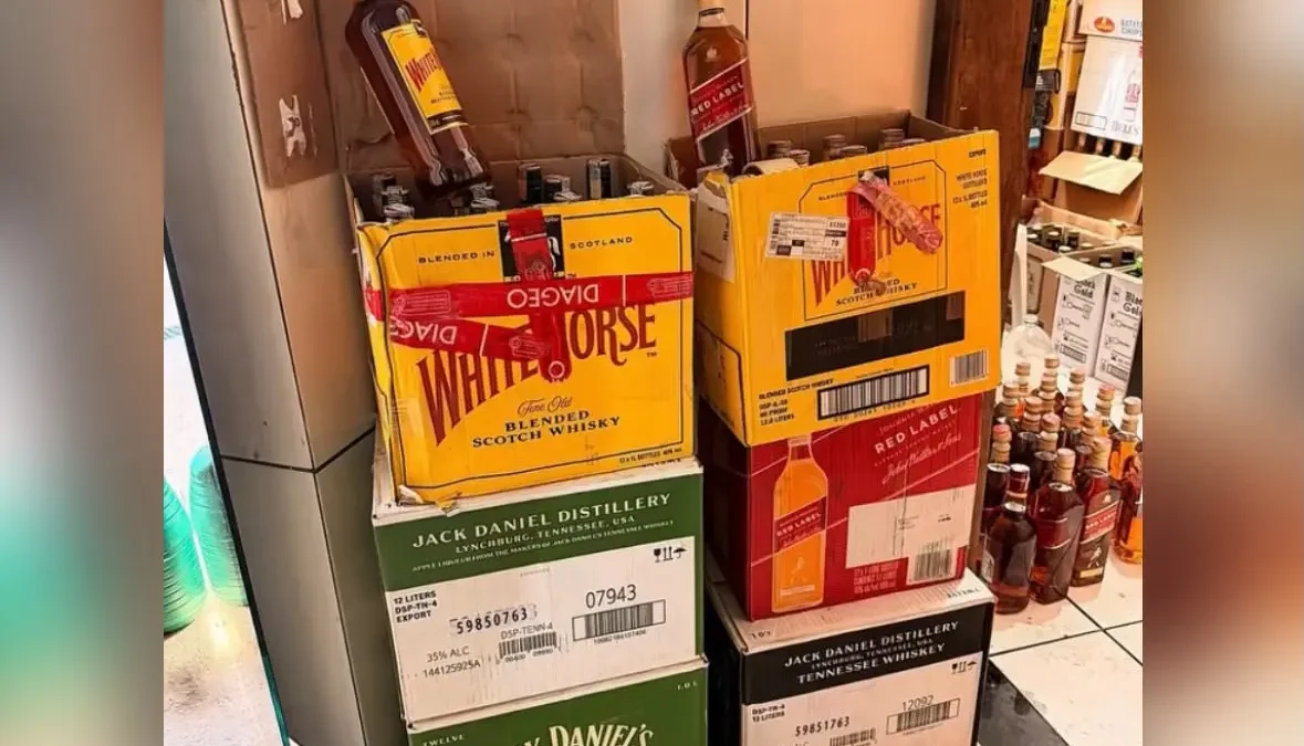 ‘Vendo por R$ 60’: homem revela esquema de falsificação de whisky em Goiânia