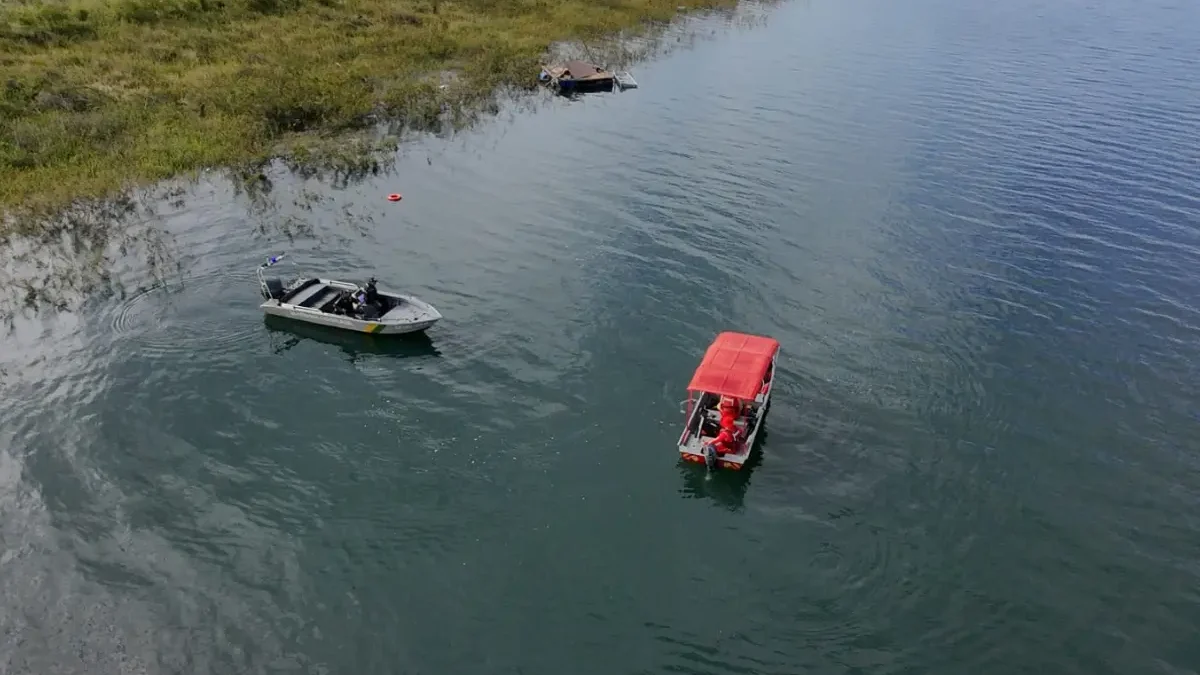 Ventania surpreende famílias em passeio de caiaque e pescaria em lago de Goiás
