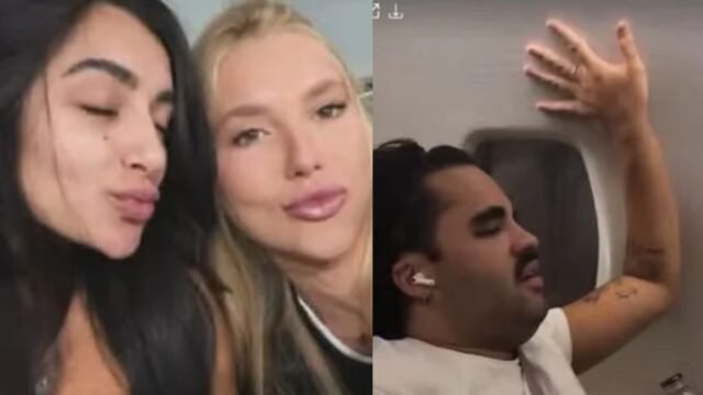 Virginia Fonseca filma pânico de amigos em turbulência em avião; veja vídeo